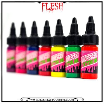 رنگ فلورسنت بلک لایت تتو NEO FLOW 15 ml