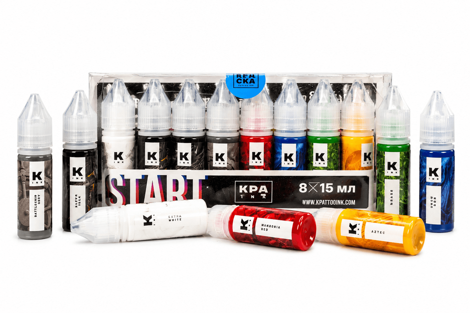 ست رنگ های پایه کراسکا start set 15 ml