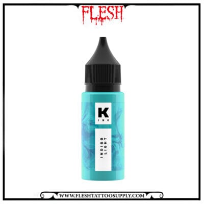 رنگ آبی تتو برند کراسکا indigo light 15ml