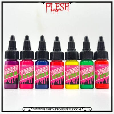رنگ فلورسنت بلک لایت تتو NEO FLOW 15 ml