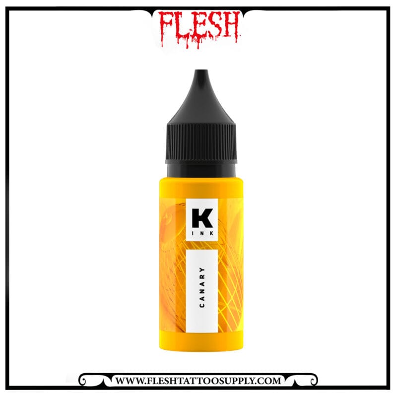 رنگ زرد تتو CANARY 15 ml