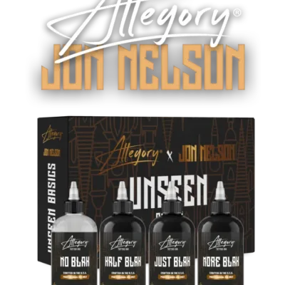 ست چهار عددی بلک‌اند‌گری Allegory Jon Nelson Unseen Basics بطری 120 میل
